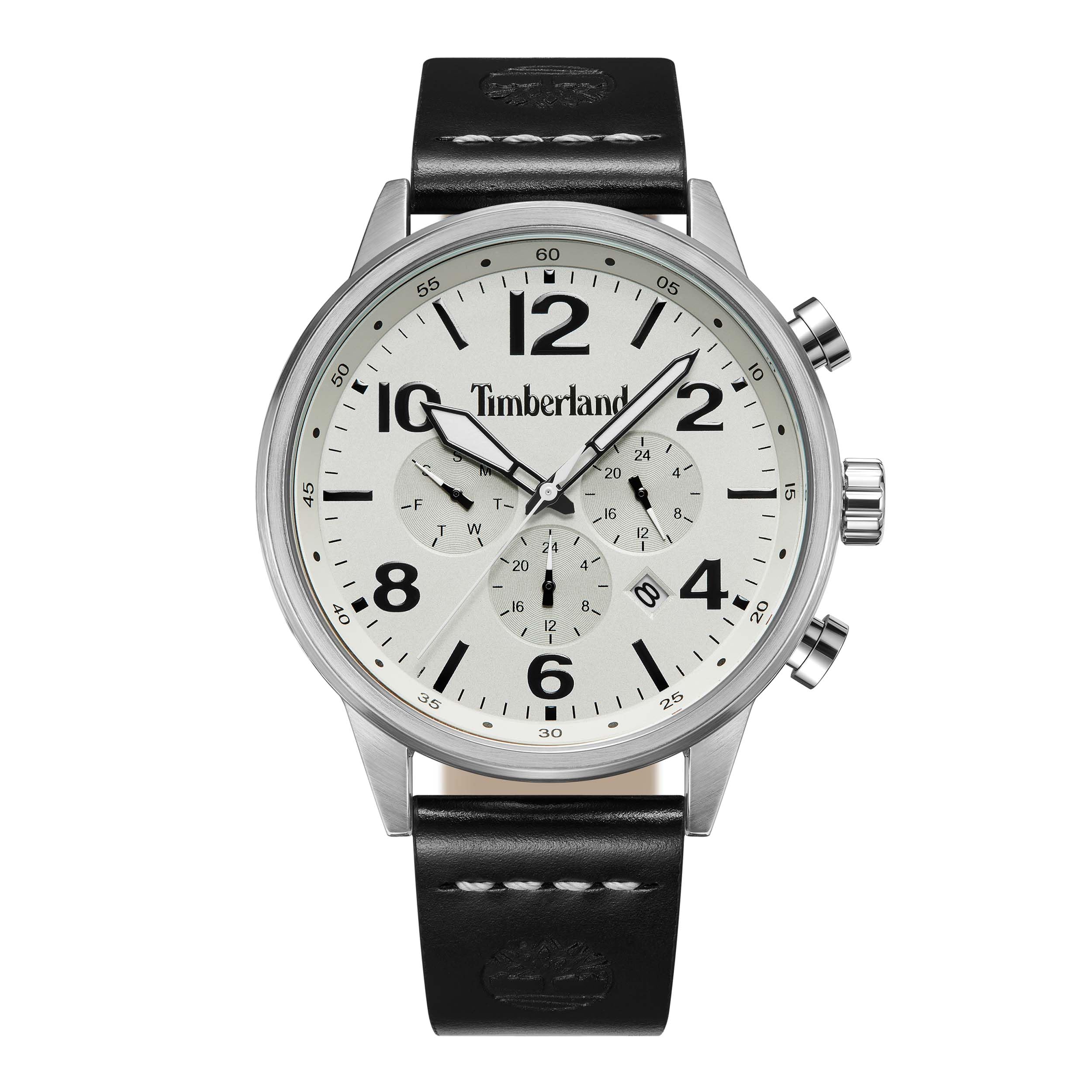 Timberland Myrtle Black Leather Strap 3ATM Watch
