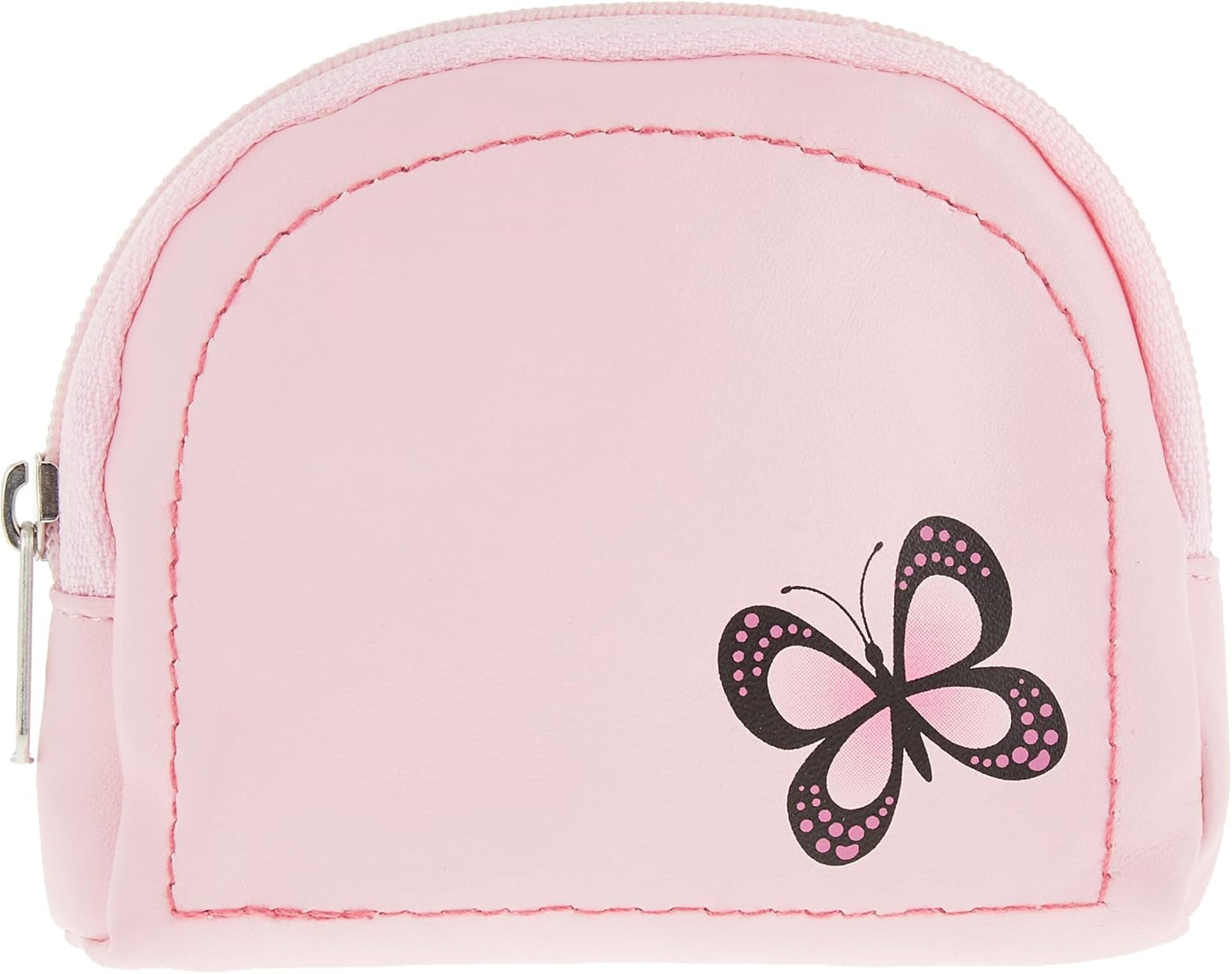 Tikkers Girls Pink PU Strap Butterfly Dial Watch AKG-008