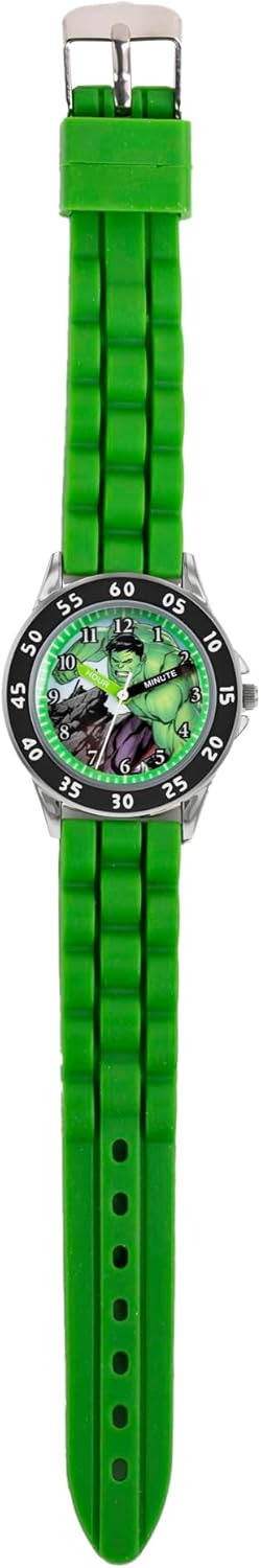 Disney Marvel Avengers Green Silicon Strap Watch AVG9032