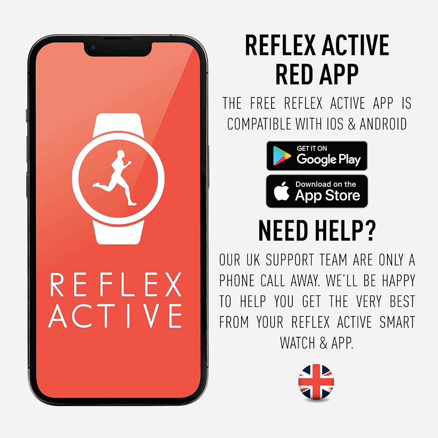 Reflex Active Series 22 Rose Gold Smart Calling Watch