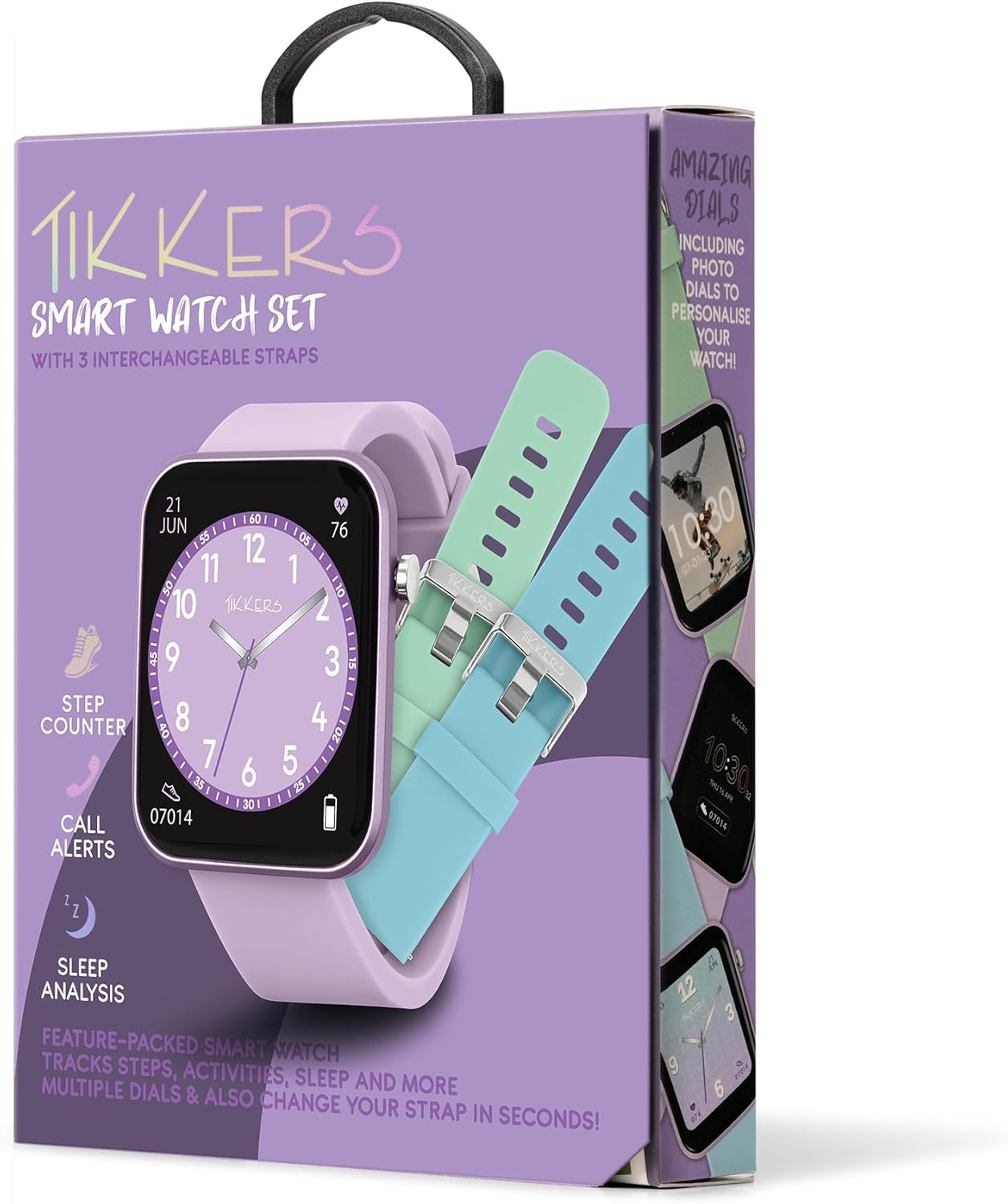 Tikkers Kids Series13 Smart Lilac Interchangeable Strap Watch