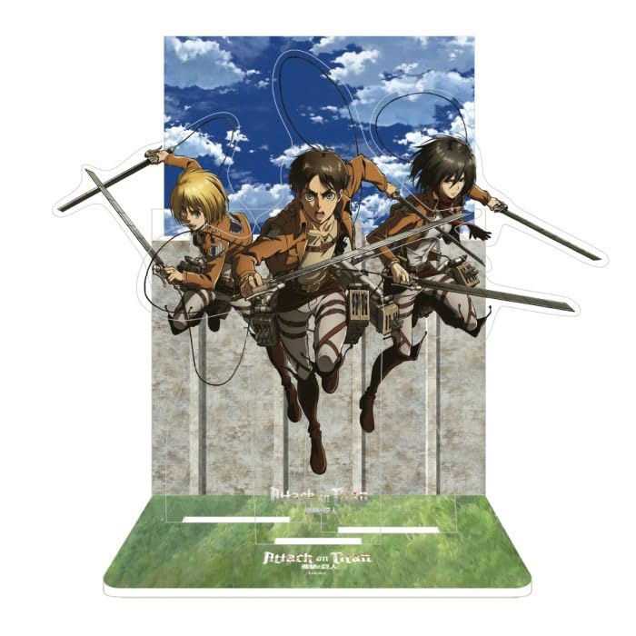 SAKAMI - Attack on Titan - Eren, Mikasa & Armin - Acrylic Diorama