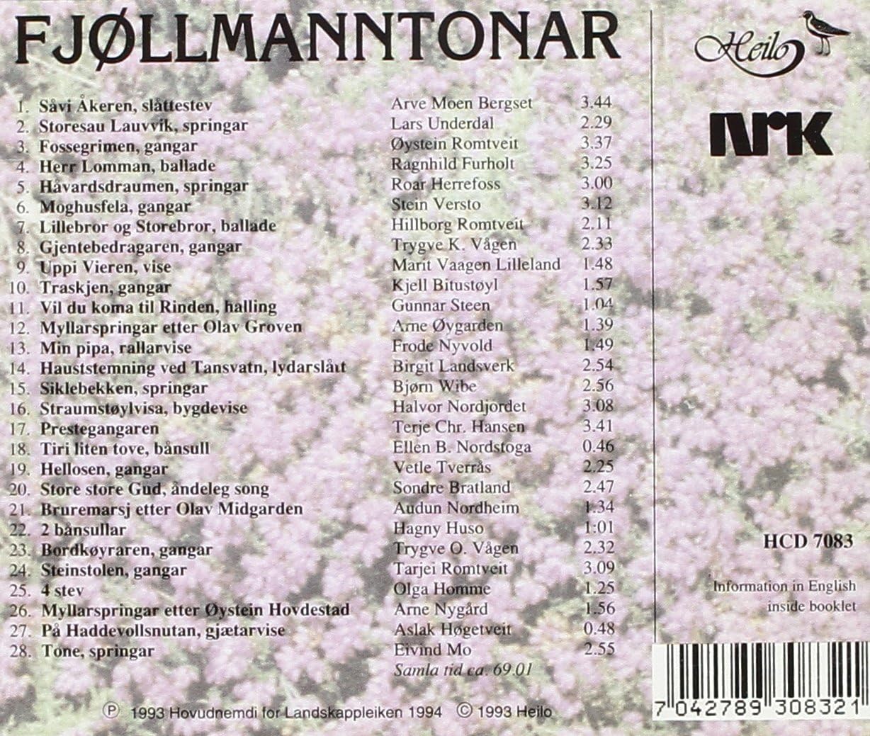 Fjöllmanntonar