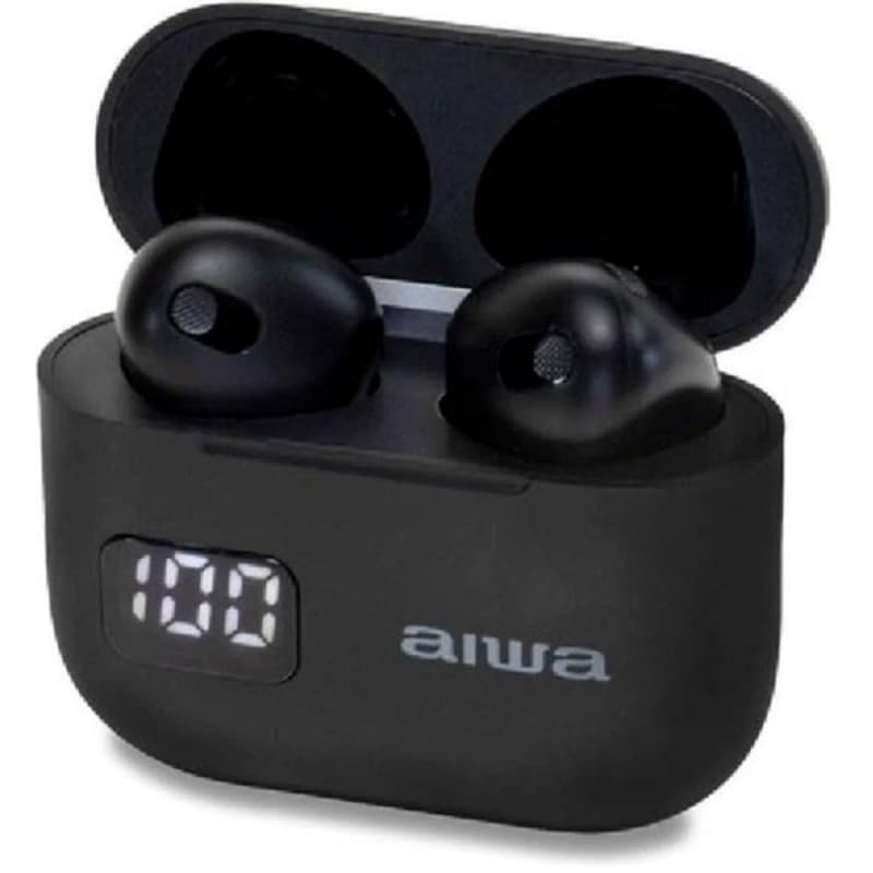 AIWA Ebtw-100 Black - Auriculares Inear True Wireless