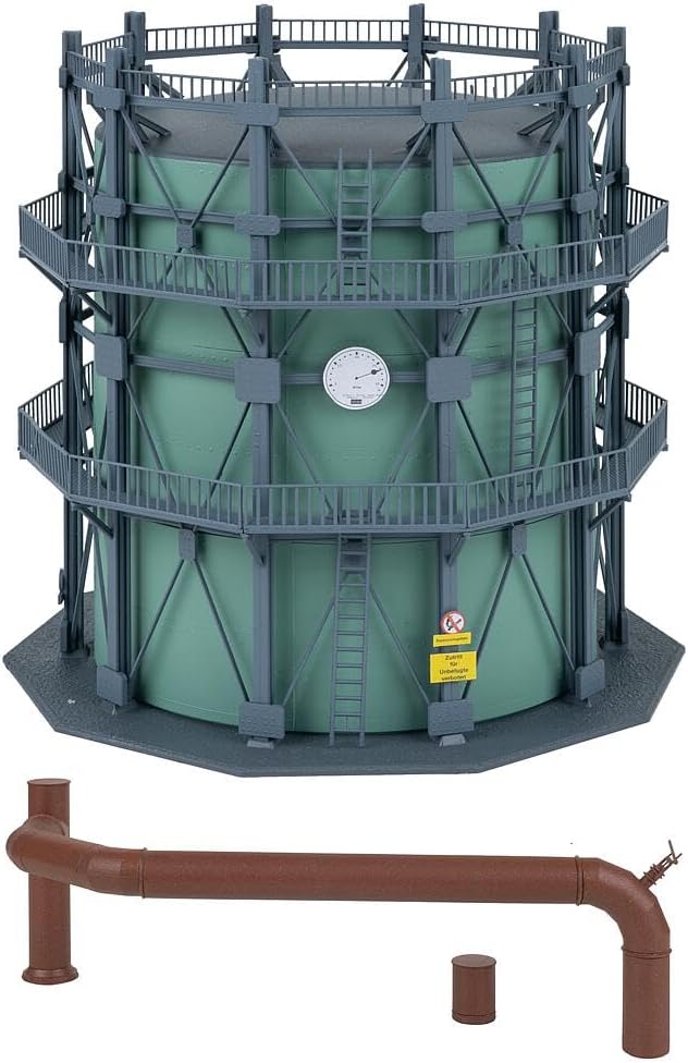 Faller 130157 H0 Gasometer with Pipes