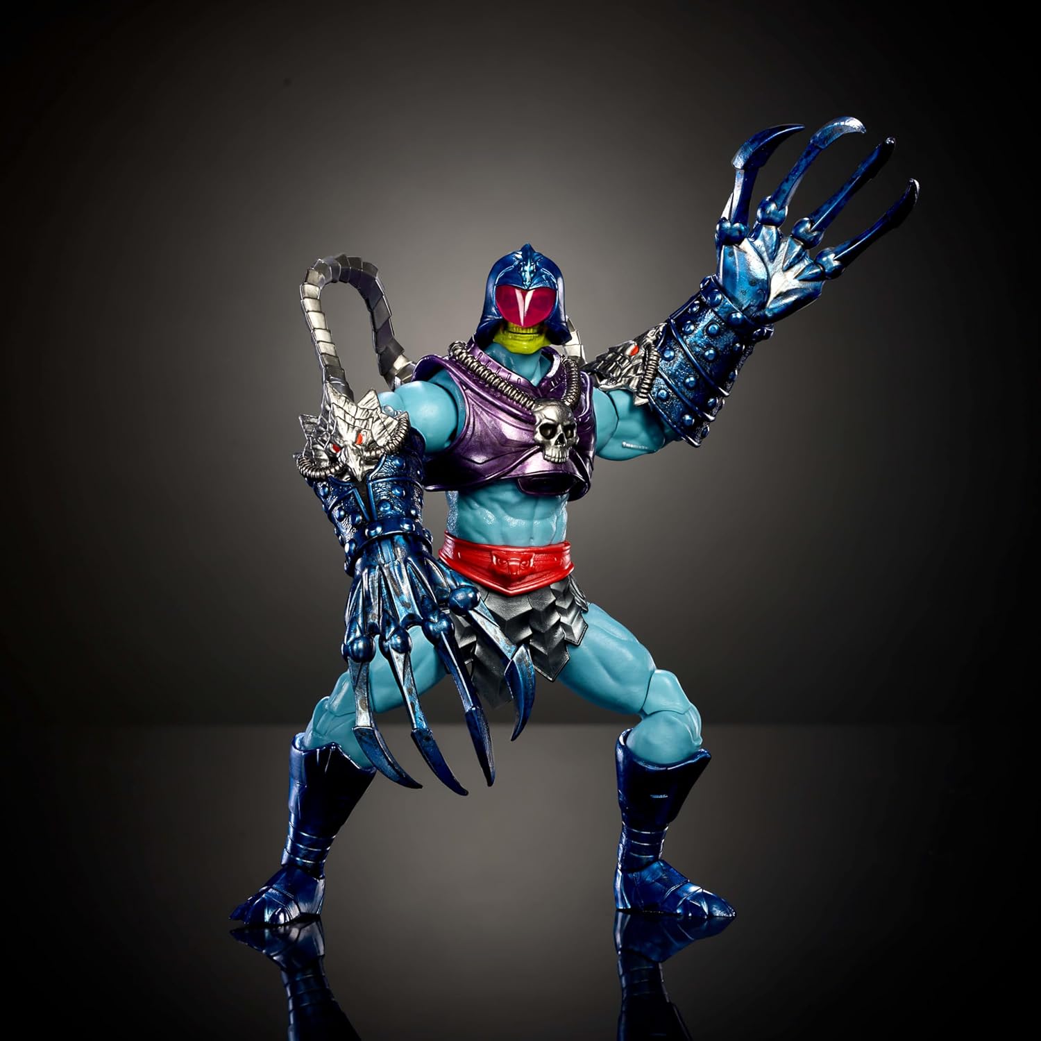 Masters of the Universe Masterverse Terror Claws Skeletor, Action Figure, 30 Articulations, 7-inch MOTU Toy, Deluxe Design & Oversized Attack Hands, JBP81