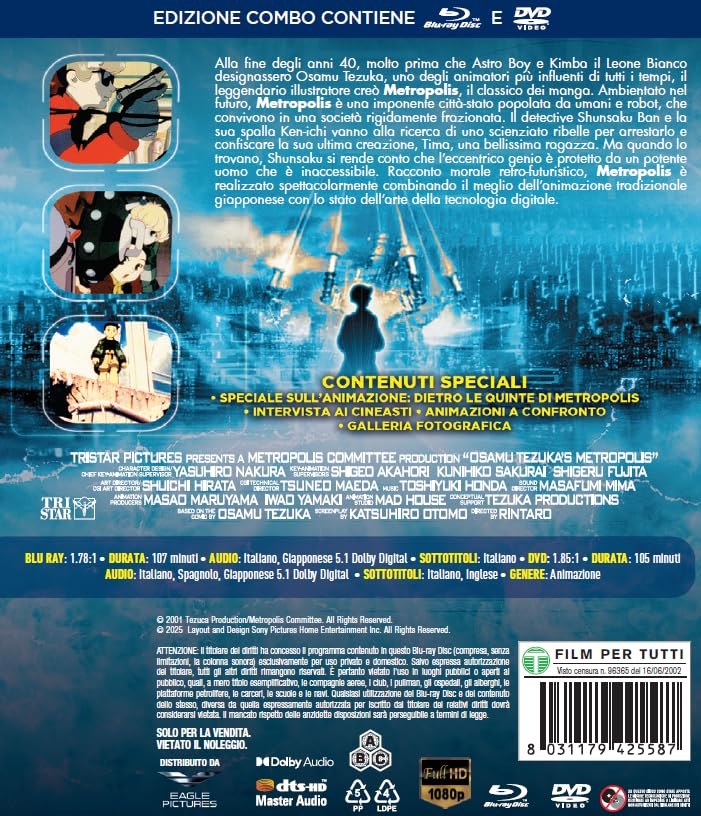 Metropolis - Combo (Dvd + Bd