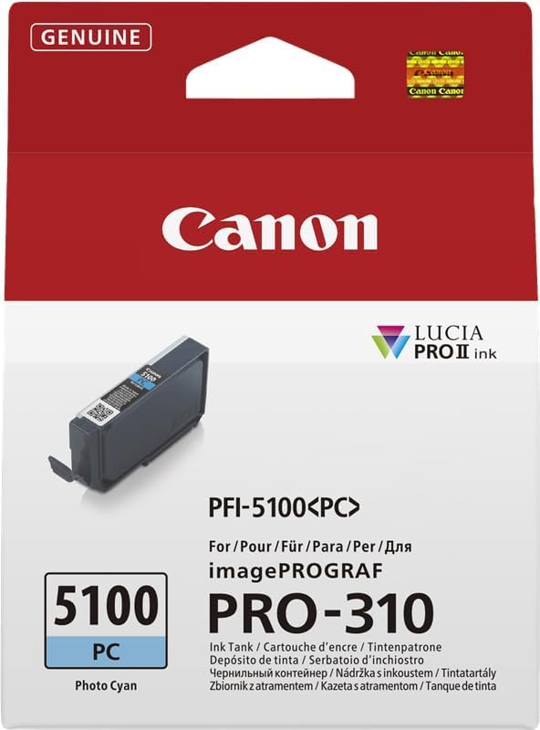 Canon PFI-5100 Ink Tank, Photo Cyan
