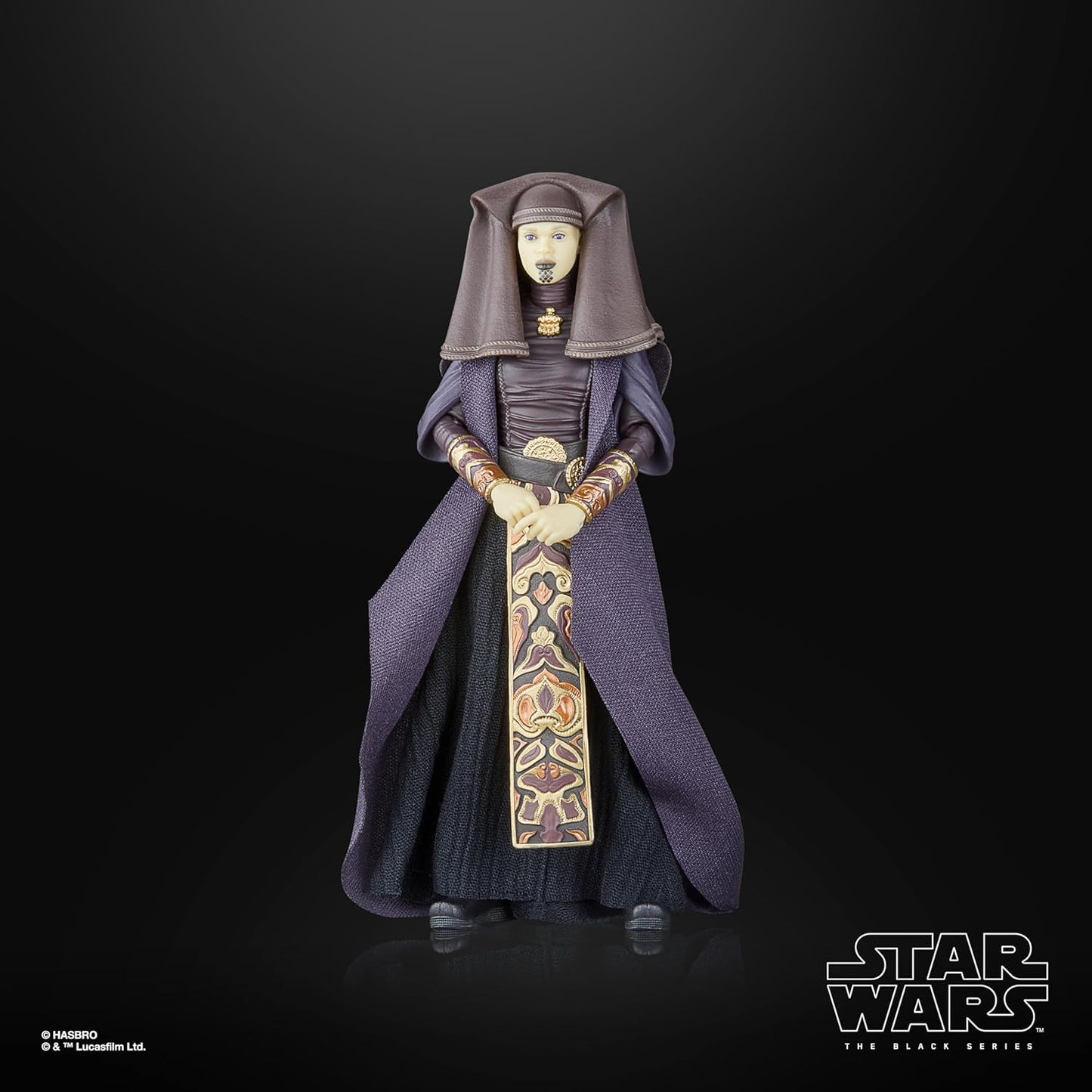 Star Wars The Black Series, Luminara Unduli, Star Wars: El Ataque de los Clones, Figura Premium Coleccionable de 15 cm