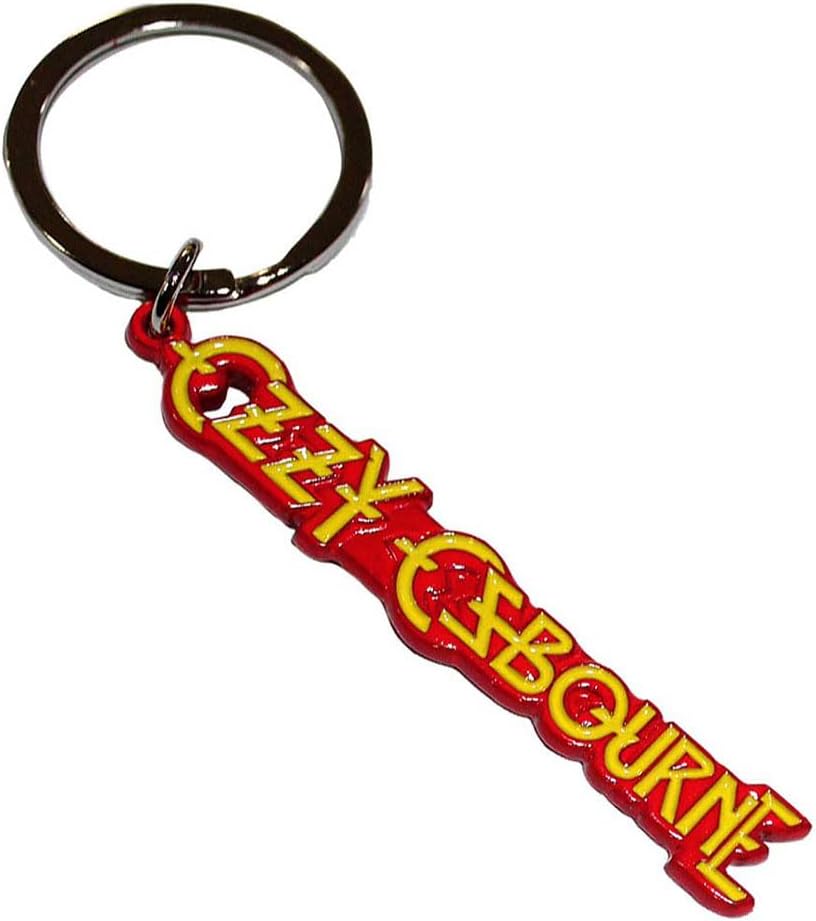 Rock Off officially licensed products Ozzy Osbourne Logo Keyring Keychain One Size