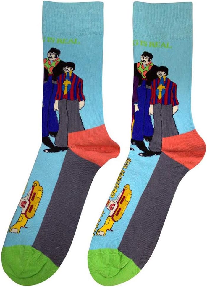 Beatles (The): Rock Off - Sub & Band (Calzini Unisex Uk Size 7 - 11)