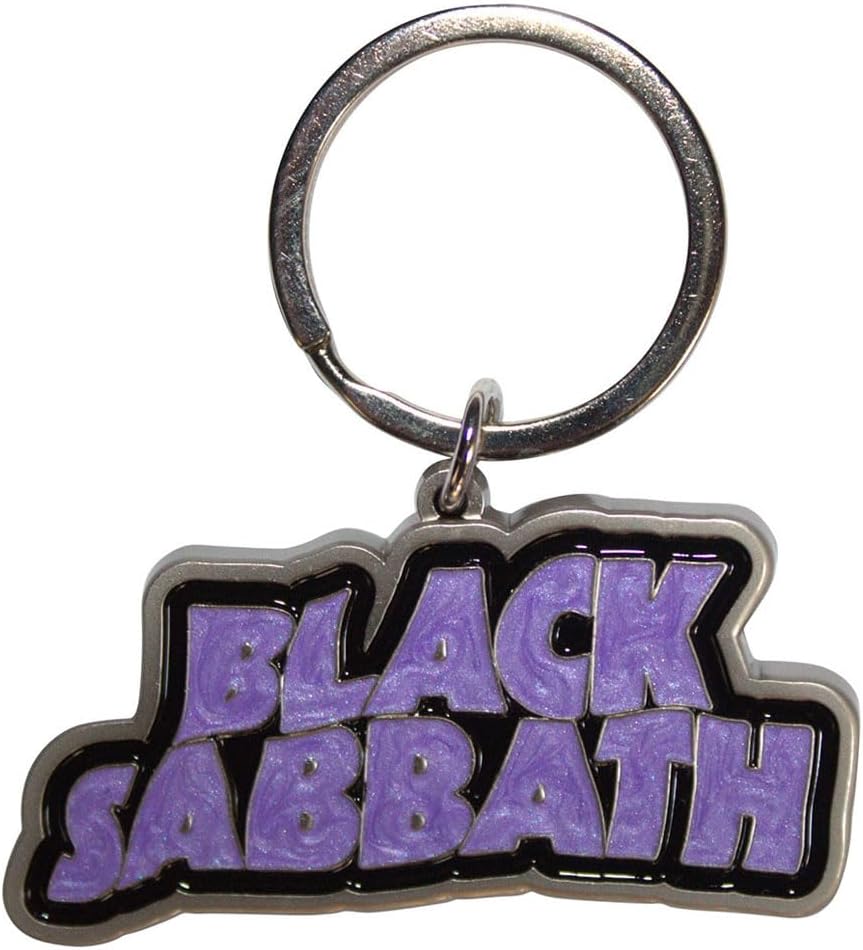 Black Sabbath - Black Sabbath Keychain: Wavy Logo Bordered