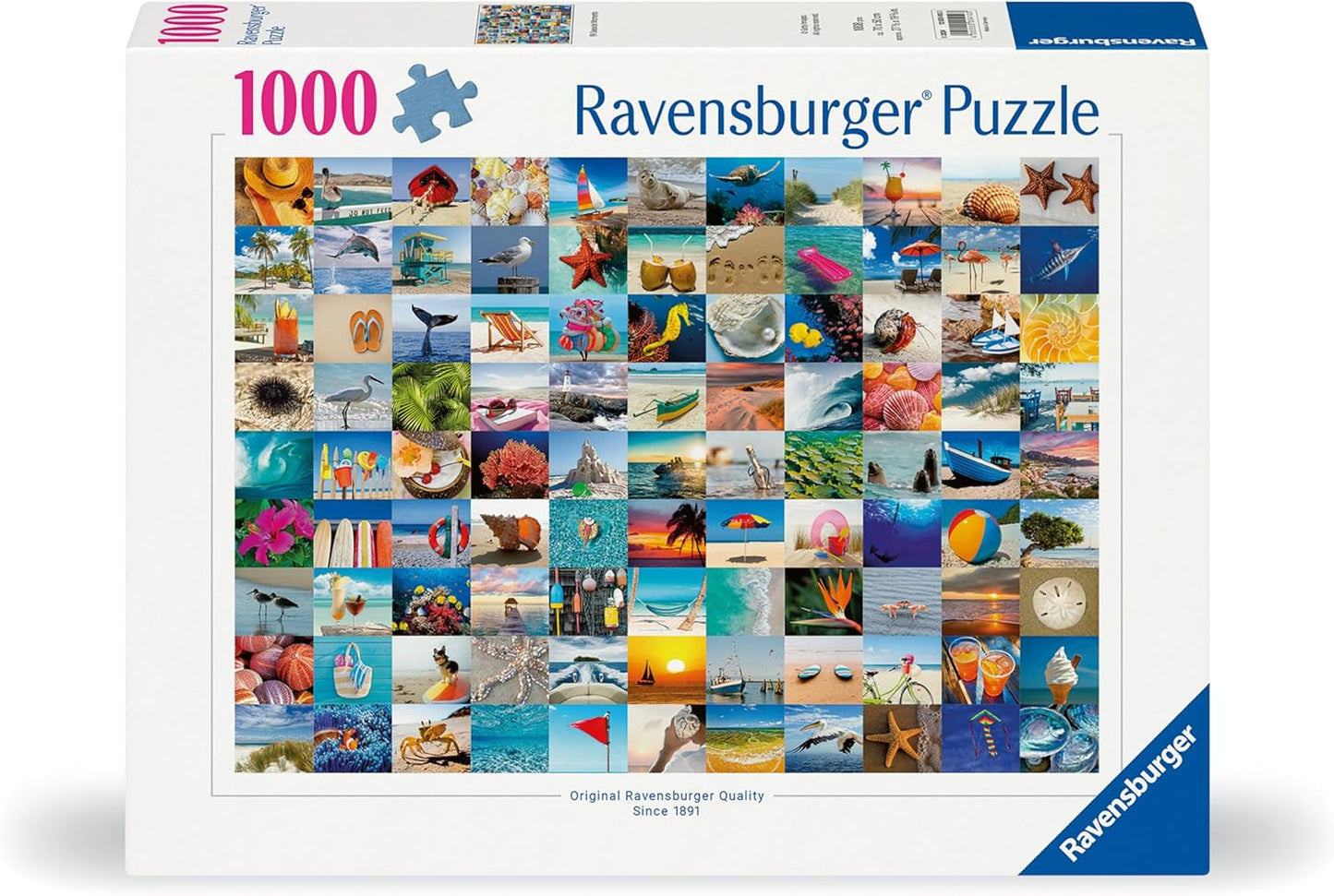 Ravensburger 99 Seaside Moments 1000 Piece Jigsaw Puzzle for Adults - 12000410 - Handcrafted Tooling, Made in Germany, Every Piece Fits Together Perfectly
