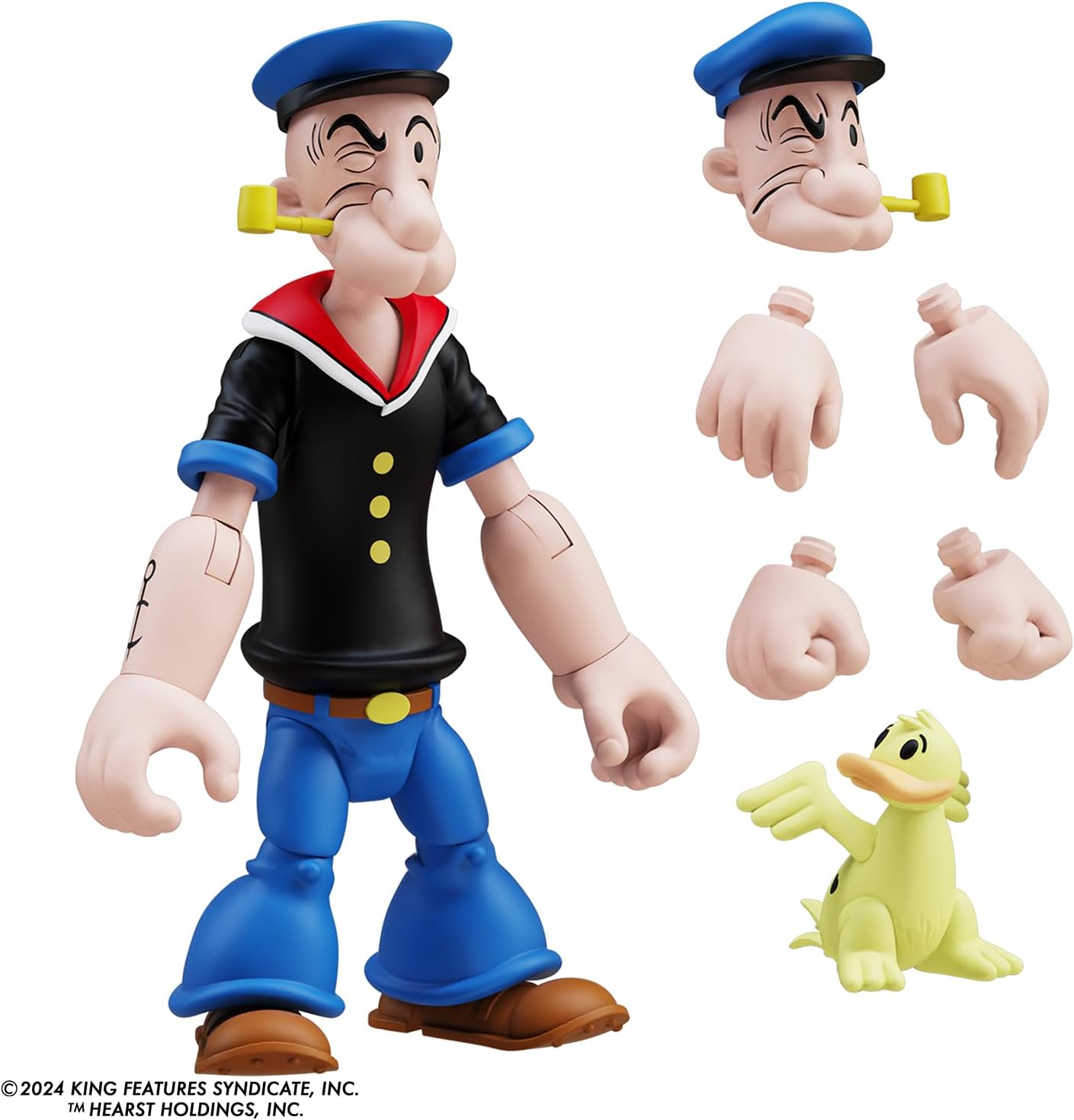 Boss Fight Studio Popeye Classics: Popeye (First Appearance) Black Shirt Action Figure