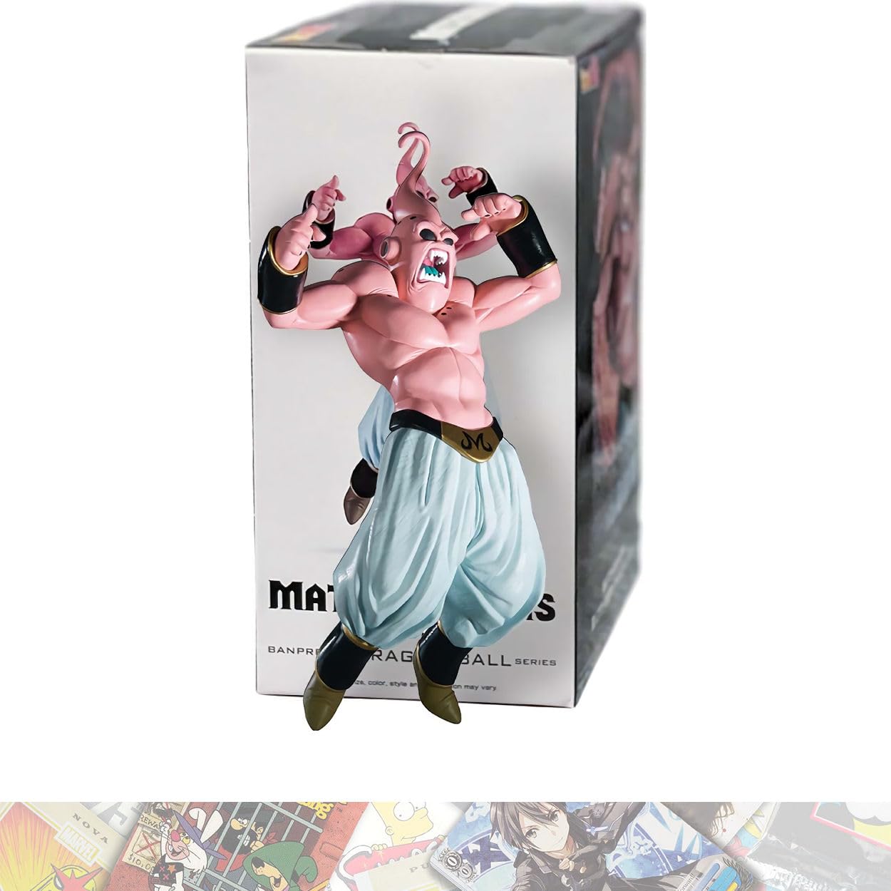 Majin Bu u: Statua di Matc h Makers, 15 cm, con 1 carta da scambiare a tema compatibile A.C.G. (28823