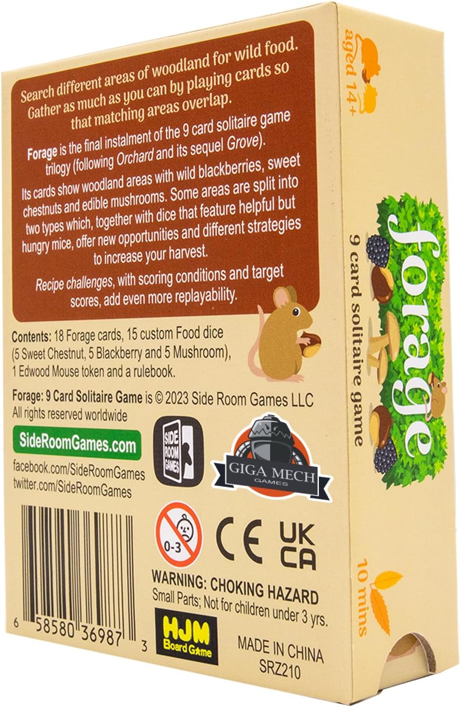 Forage: A 9 Card Solitaire Game