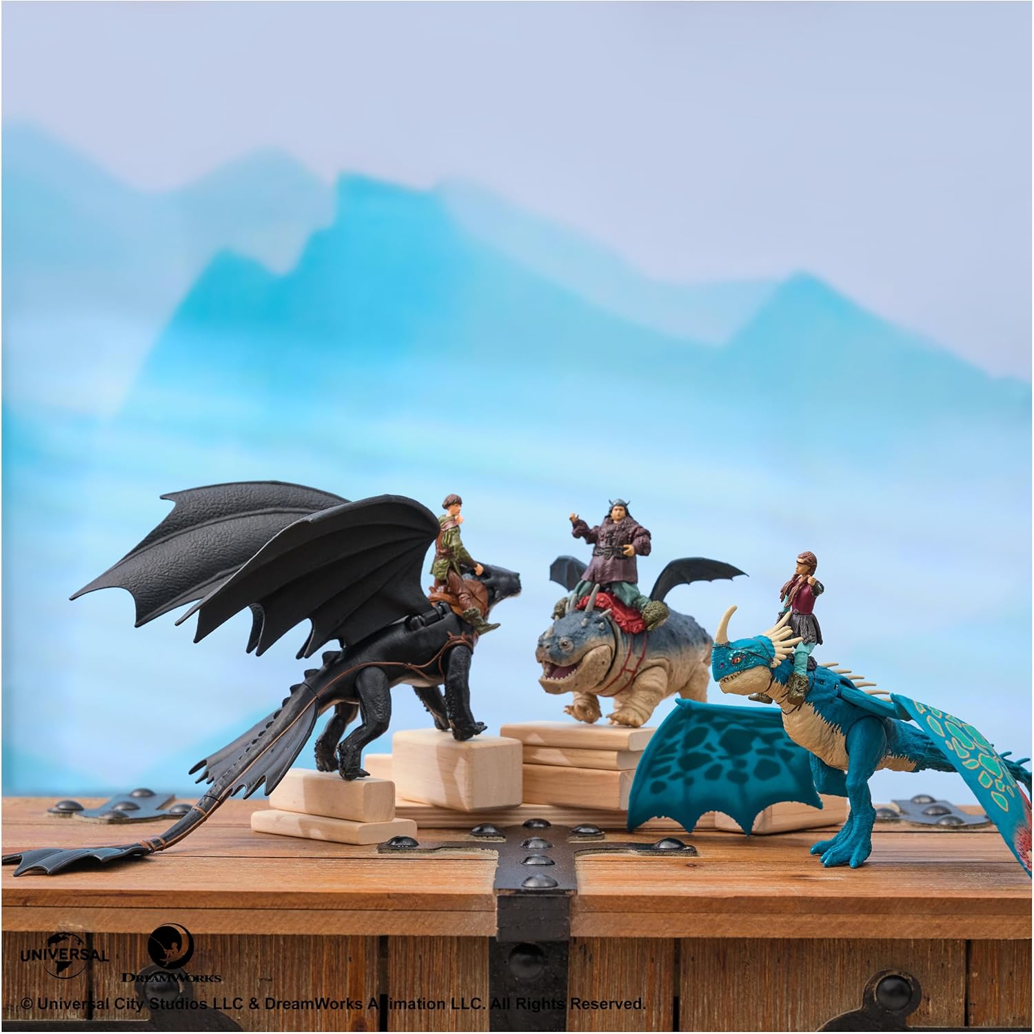 Dreamworks Dragons - Pack Figura Dragón y Vikingo: Gronkel y Patapez de Cómo Entrenar a Tu Dragón - Figuras de Acción Articuladas - 6074006 - Juguetes Niños 4 Años + - Regalo Niño 4 Años +