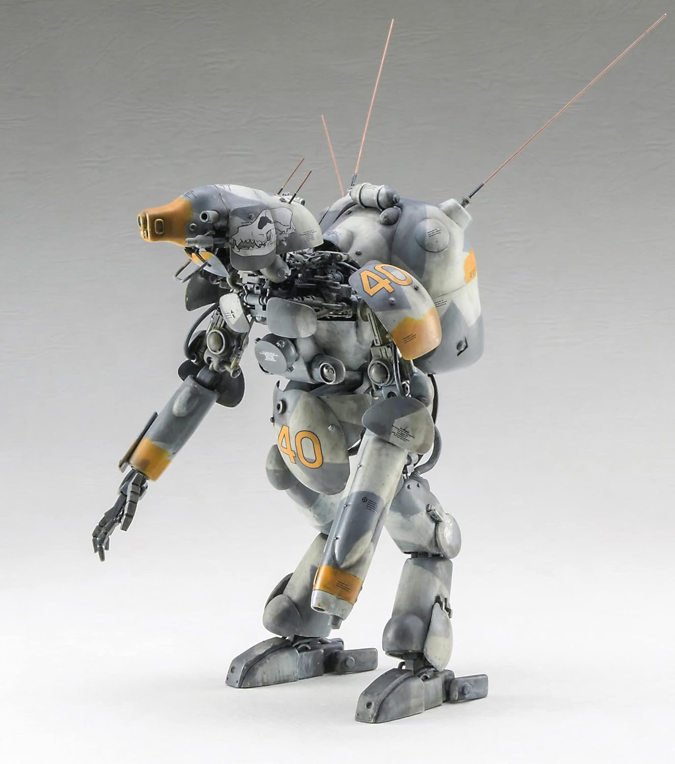 Hasegawa 64126 Masinen Krieger Pistola senza equipaggio tipo umanoide per superfici lunari, Glow Surf Nunt, Lunafunt, scala 1/20, modello in plastica