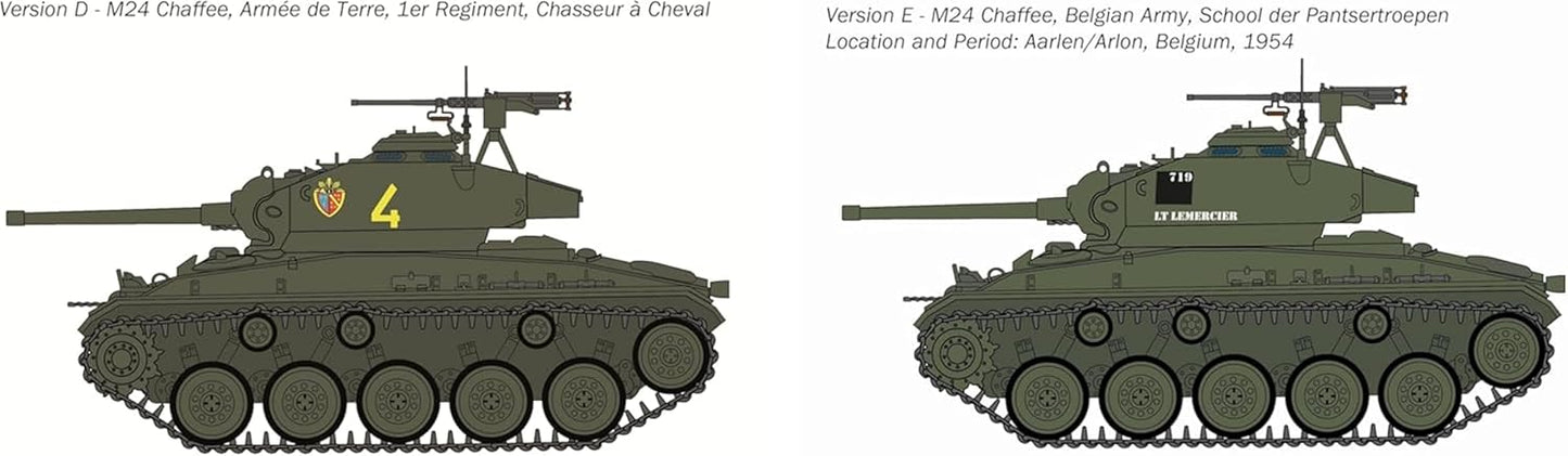 Italeri 6761 M24 Chaffee 1:35 Model Kit