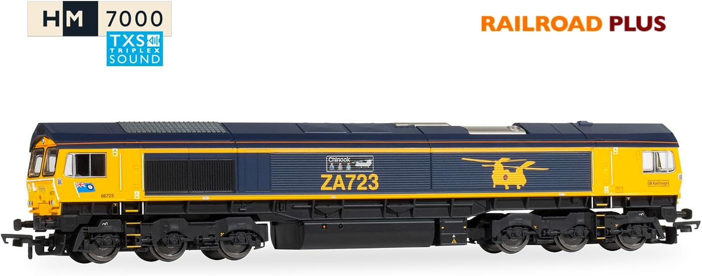 Hornby R30429TXS RailRoad Plus avec son GBRf Classe 66 Chinook 6672300 Gauge