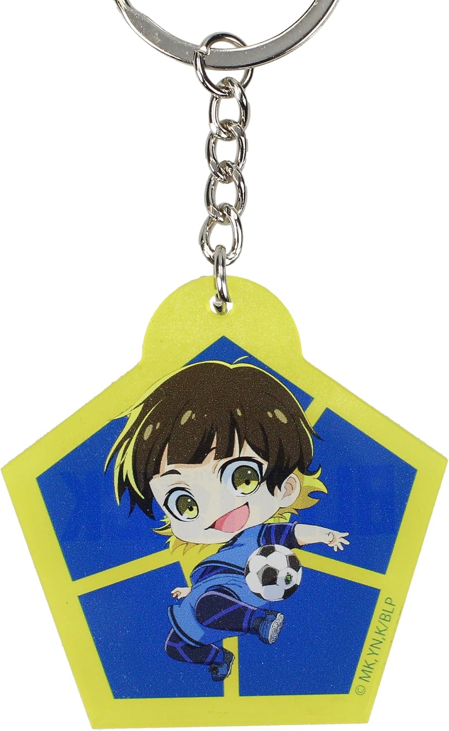 SD TOYS - Chibi Meguru Rachira Blue Lock Acrylic Keyring - Yellow, lemon tree, S