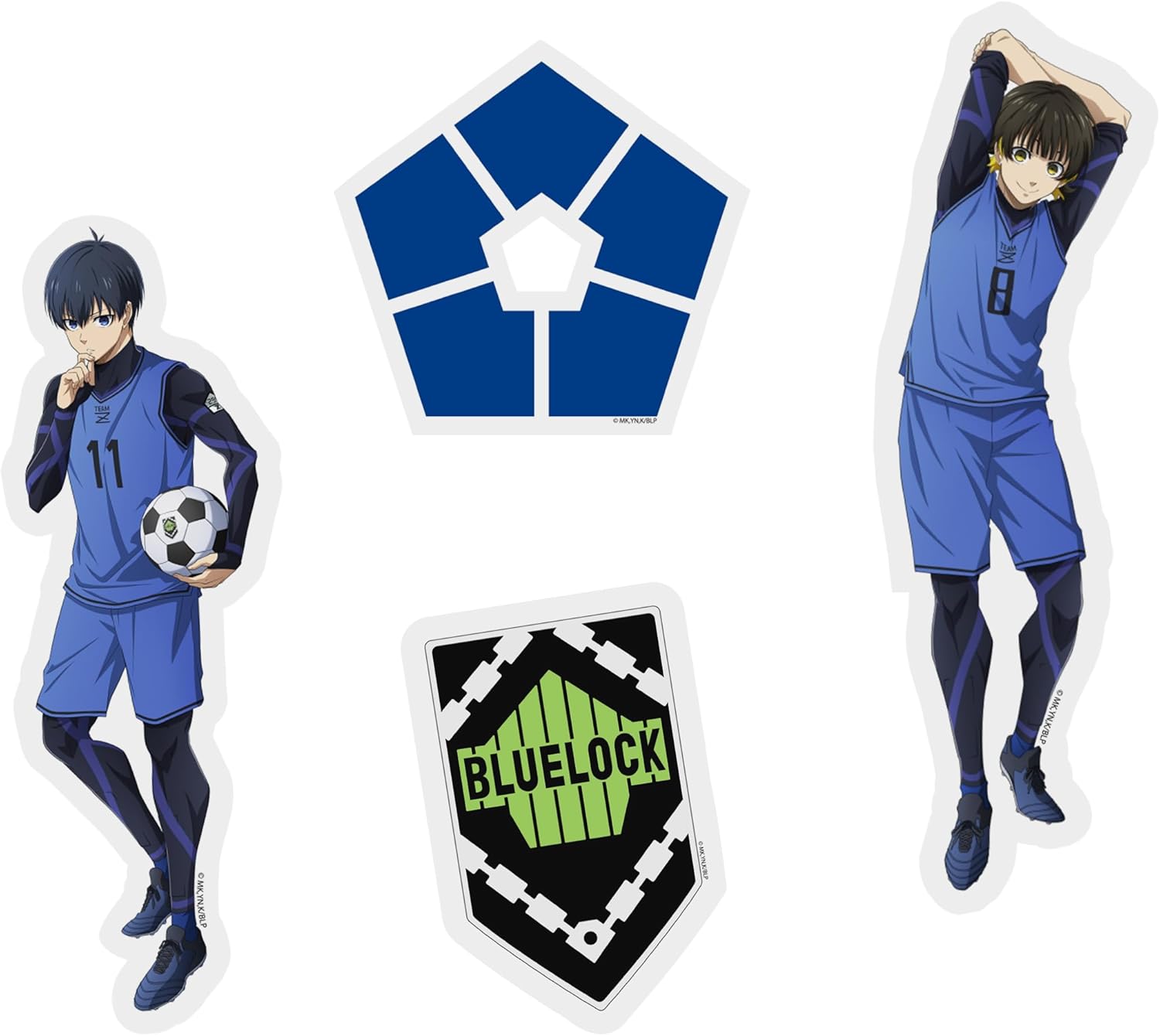 SD Toys USA Blue Lock Stickers Set