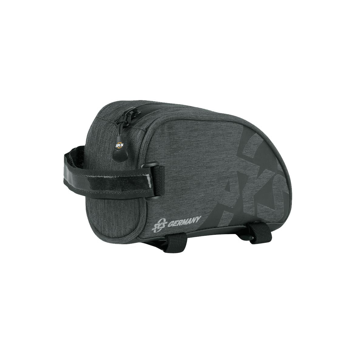 SKS GERMANY TRAVELLER EDGE Fahrradtasche für Trekking- und Cityräder, Fahrradzubehör (Tasche aus wasserabweisendem Gewebe, mit Minipumpenschlaufe, Klettverschlussbefestigung & Easy-Zip