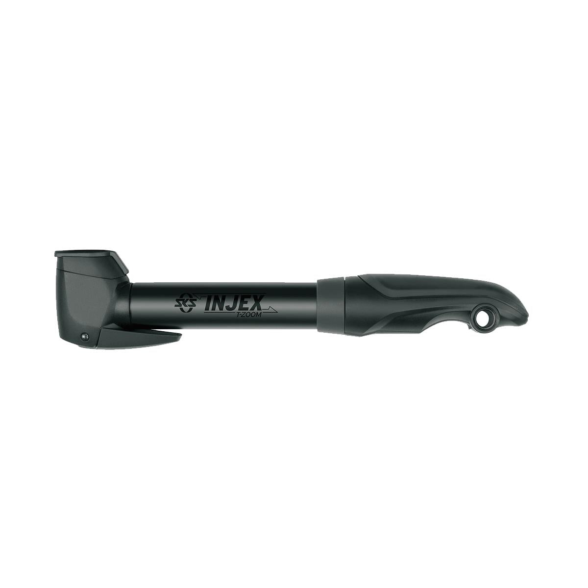SKS GERMANY INJEX T-ZOOM Minipumpe (Silber/Schwarz) / INJEX T-Zoom Kompaktpumpe (Bundle mit Flaschenhalter