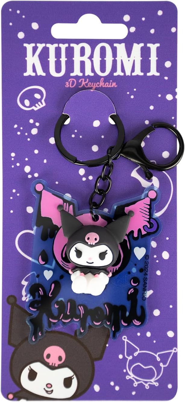 Sanrio 3D Acrylic Keychain Kuromi