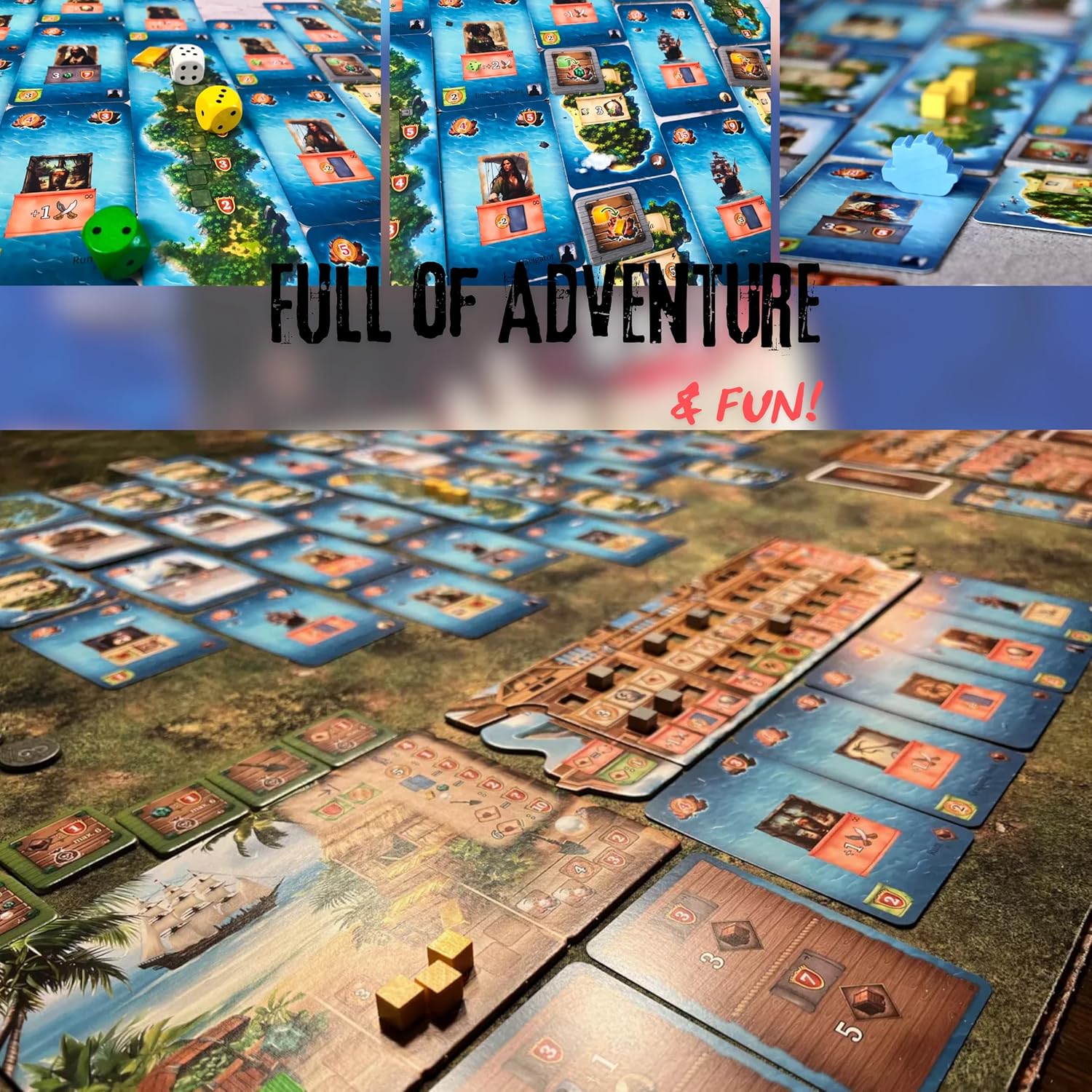 Capstone Games Pirates of Maracaibo Board Game Base Game 1 to 4 Players Ages 13+