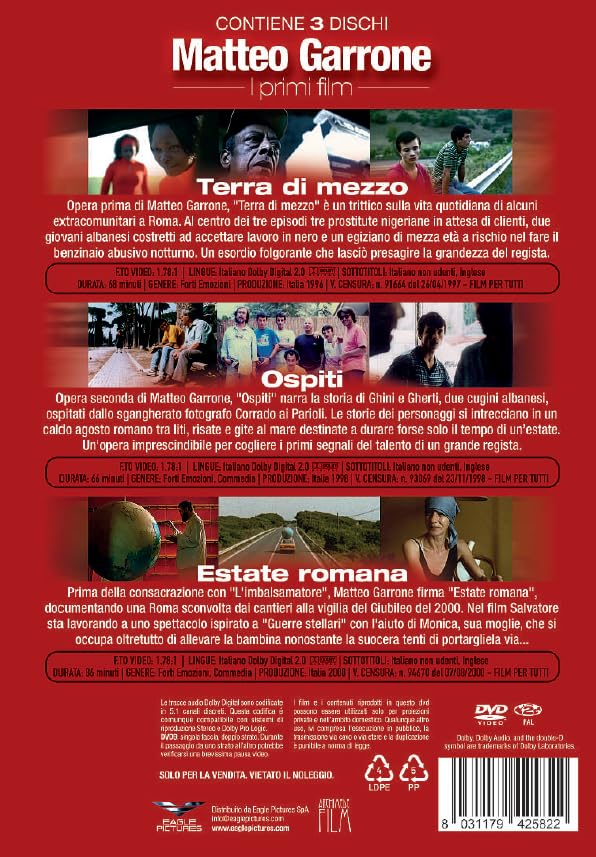 Cofanetto Matteo Garrone - I Primi Film - Dvd