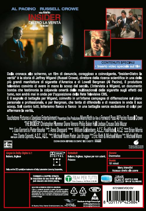 Insider - Dietro La Verita' - Dvd