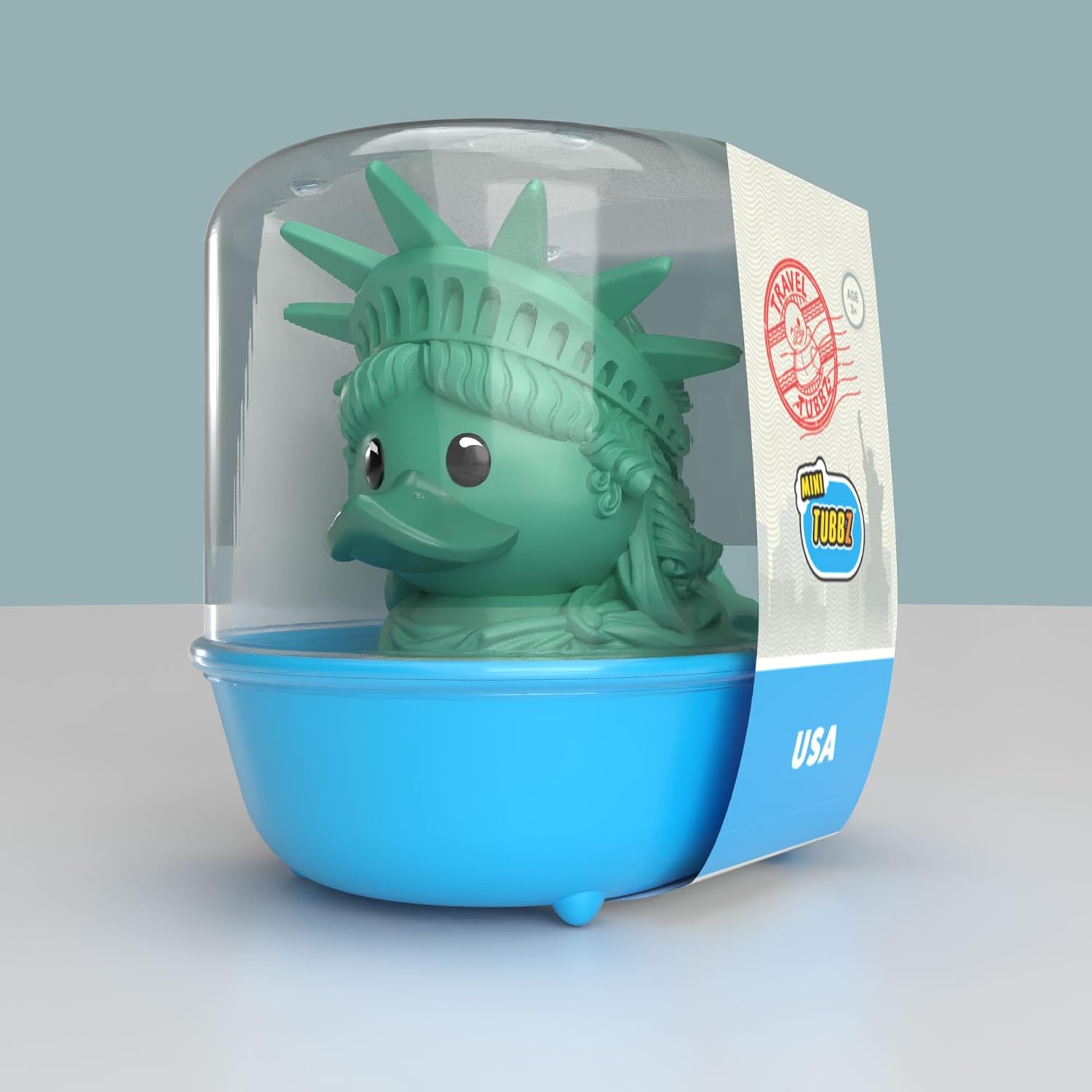 TUBBZ Mini: Amerika - Freiheitsstatue als Cosplay-Gummiente Vinyl-Figur