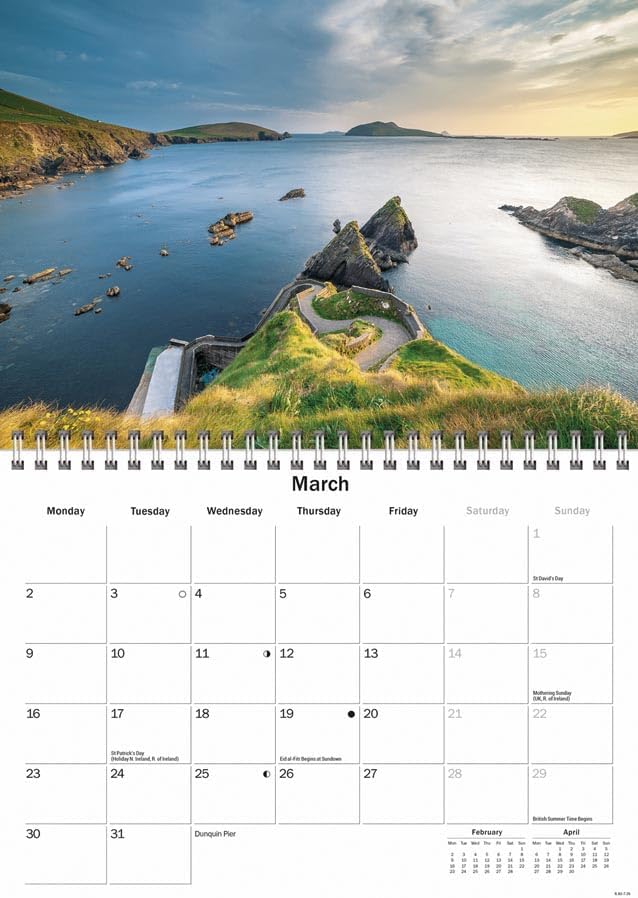 Carousel Worldwide, Ireland 2026 A5 Wall Calendar