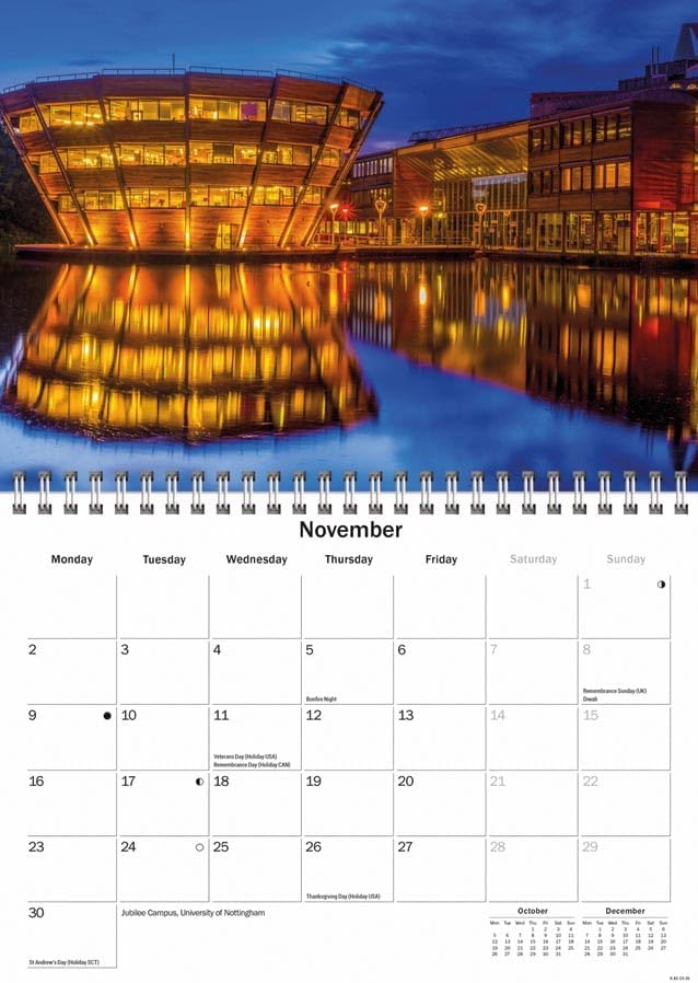 Carousel Worldwide, Nottingham 2026 A5 Wall Calendar