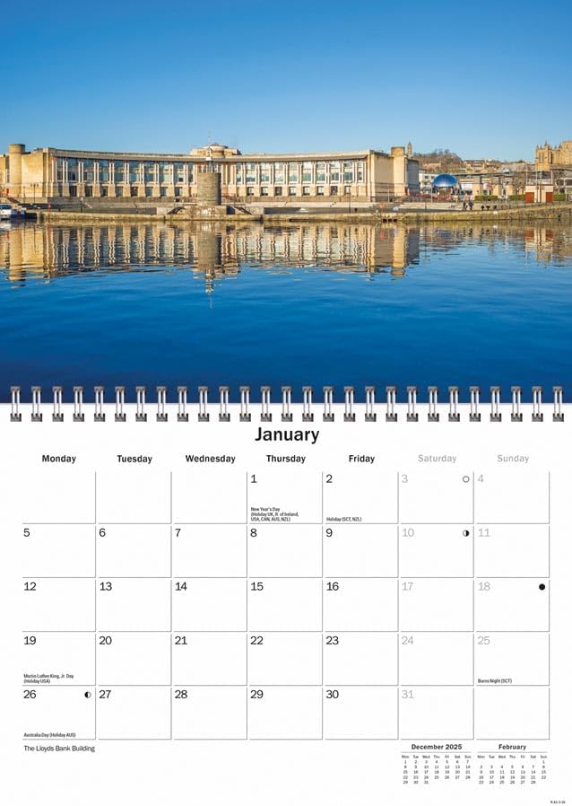 Bristol 2026 A5 Wall Calendar