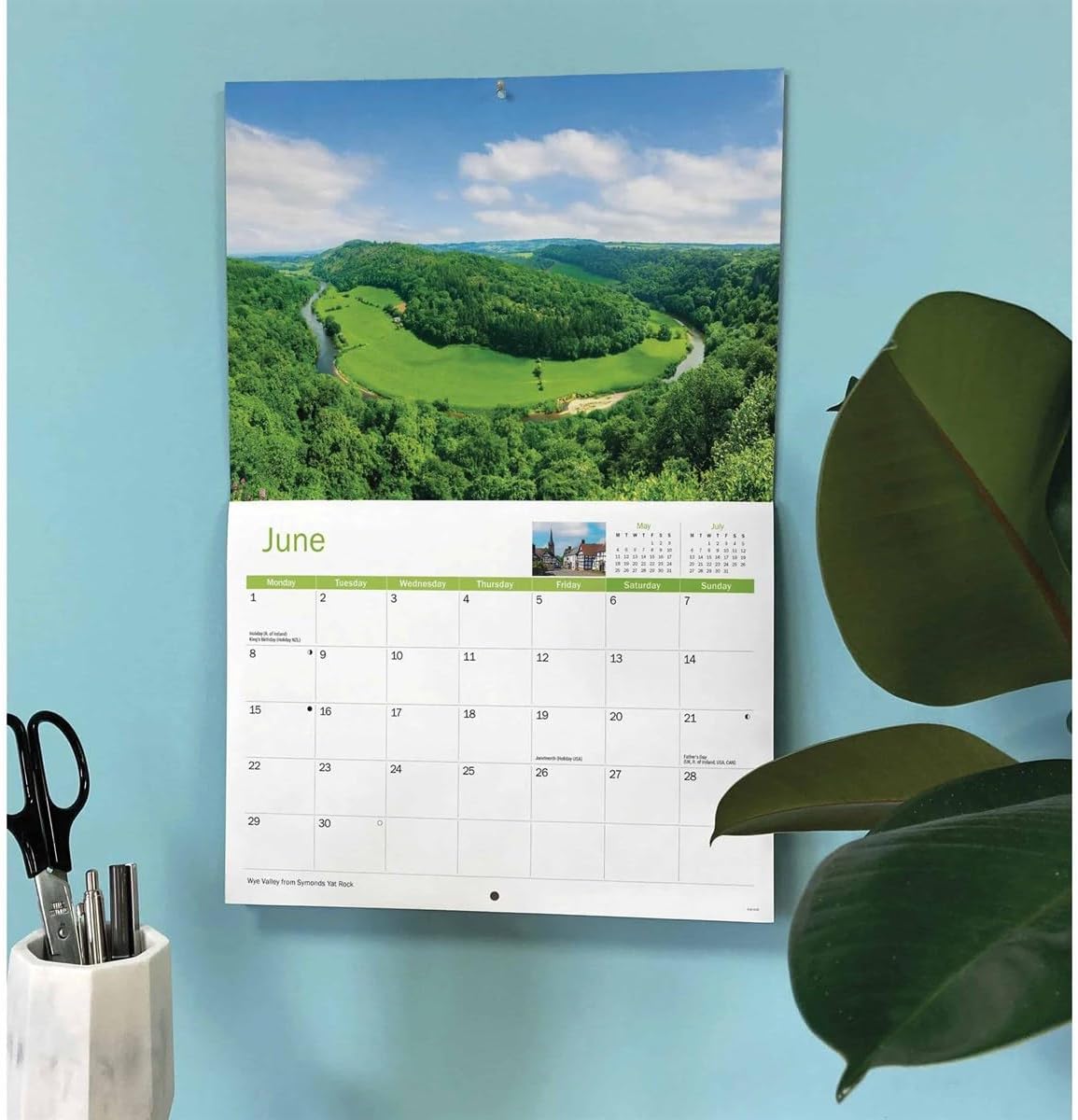 Carousel Worldwide, Herefordshire 2026 A4 Wall Calendar