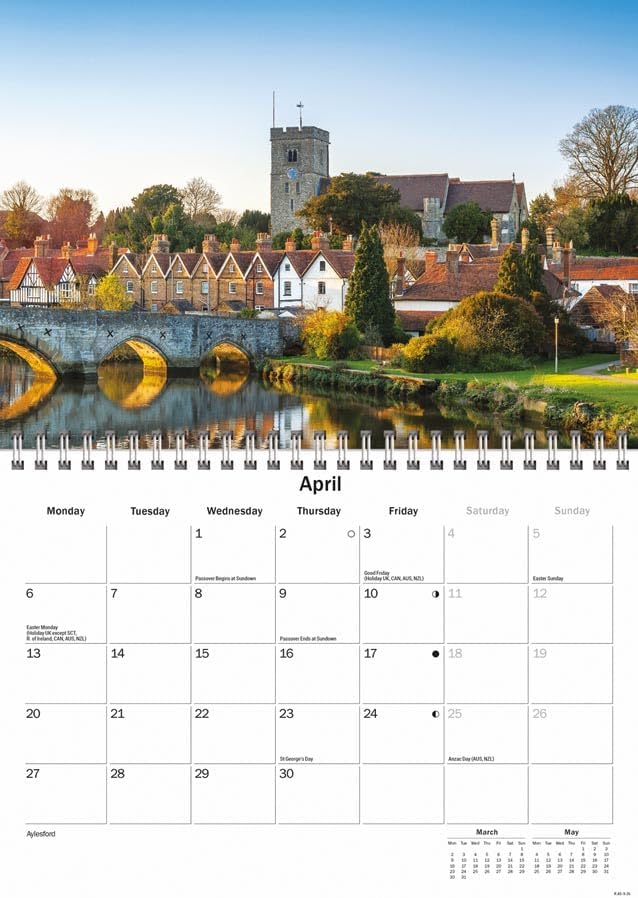 Carousel Worldwide, Kent 2026 A5 Wall Calendar