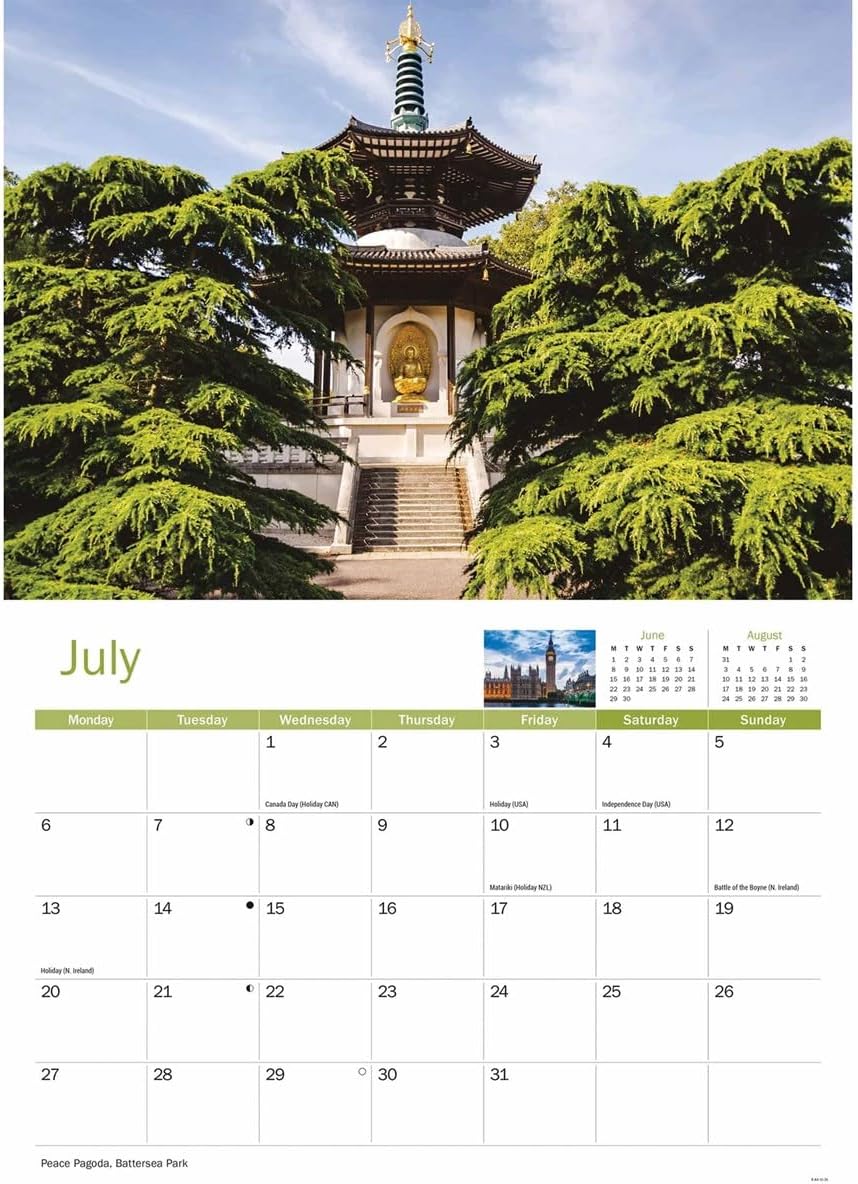 Carousel Worldwide, London 2026 A4 Wall Calendar
