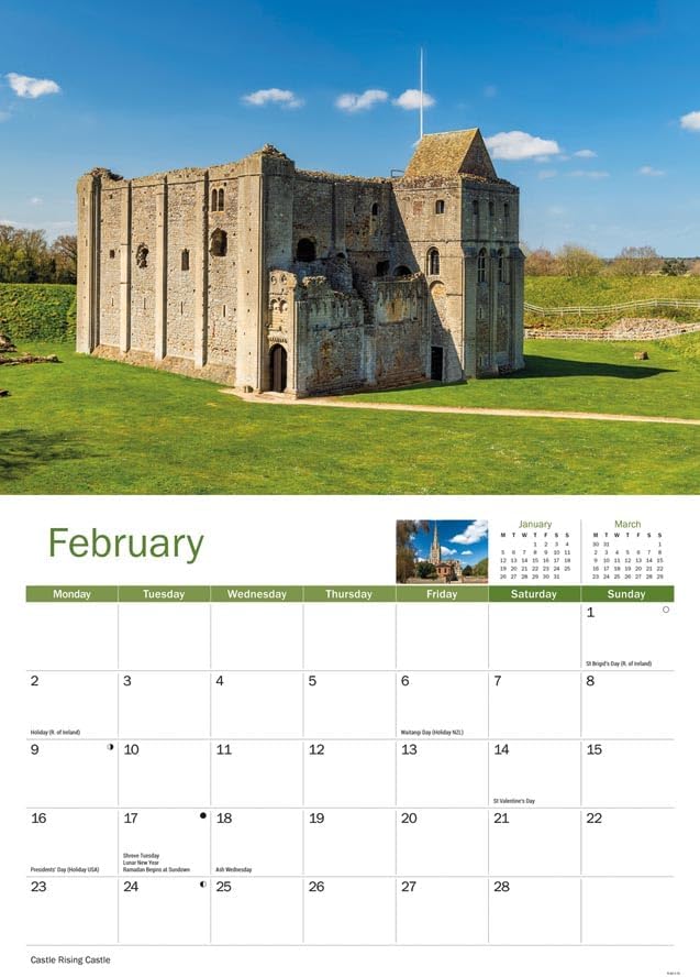 Carousel Worldwide, Norfolk 2026 A4 Wall Calendar