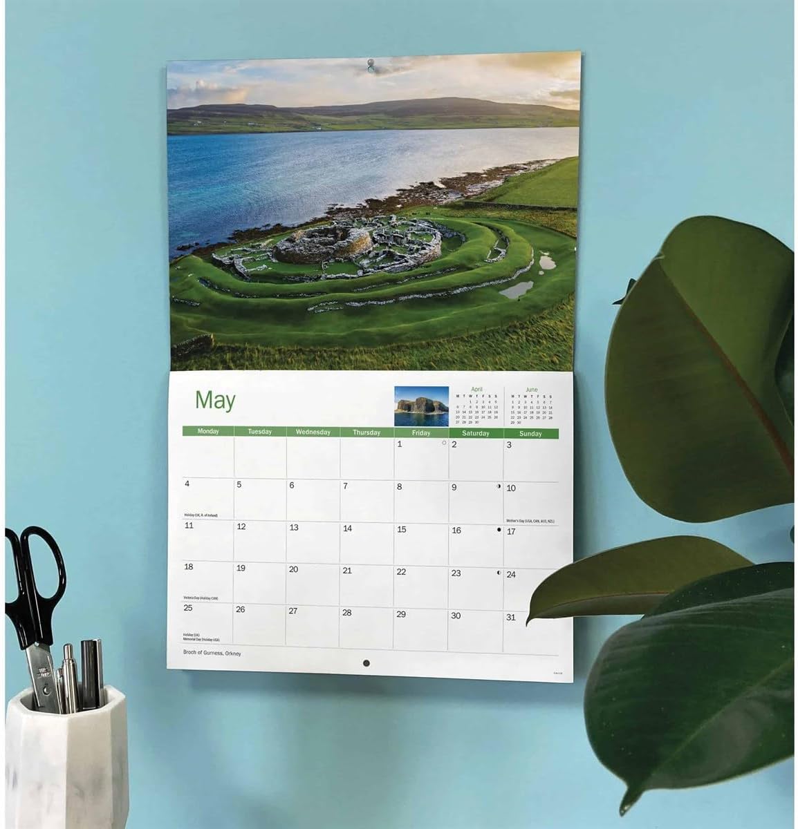 Scotland 2026 A4 Wall Calendar