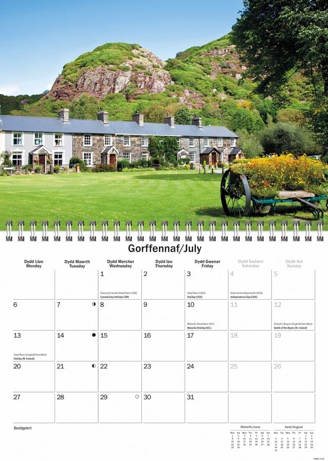 Snowdonia 2026 A5 Wall Calendar