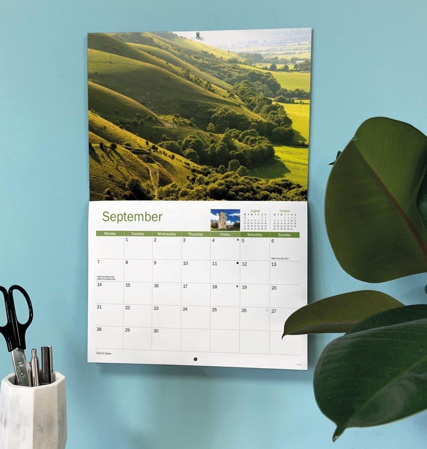 South Downs 2026 A4 Wall Calendar