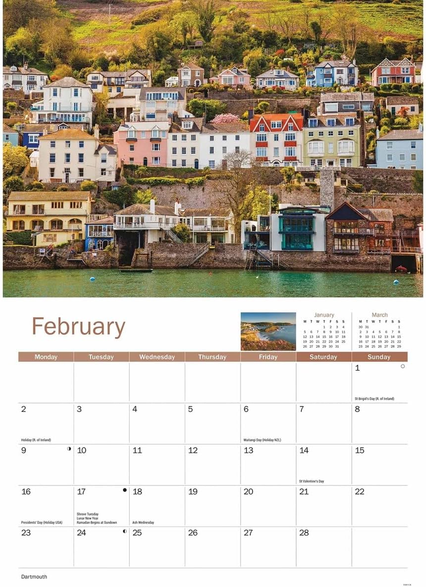Carousel Worldwide, South Hams 2026 A4 Wall Calendar