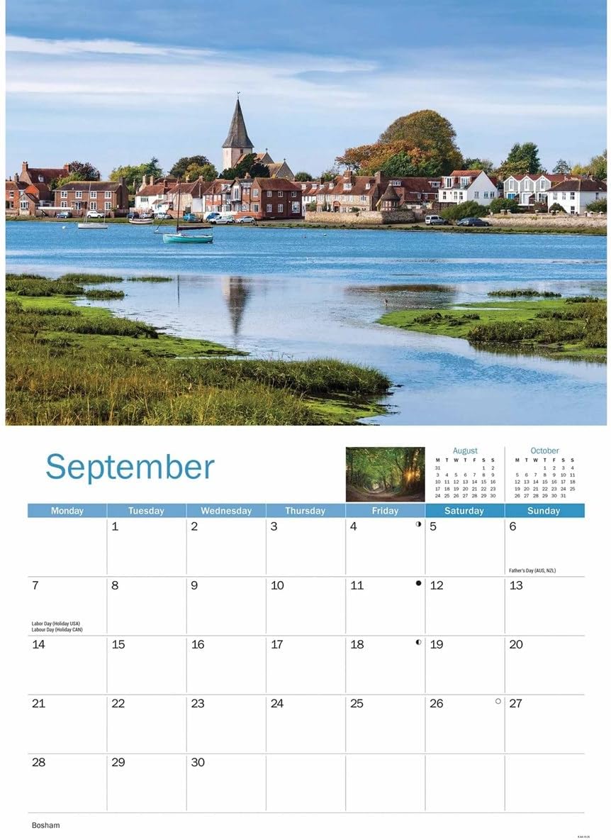 Sussex 2026 A4 Wall Calendar