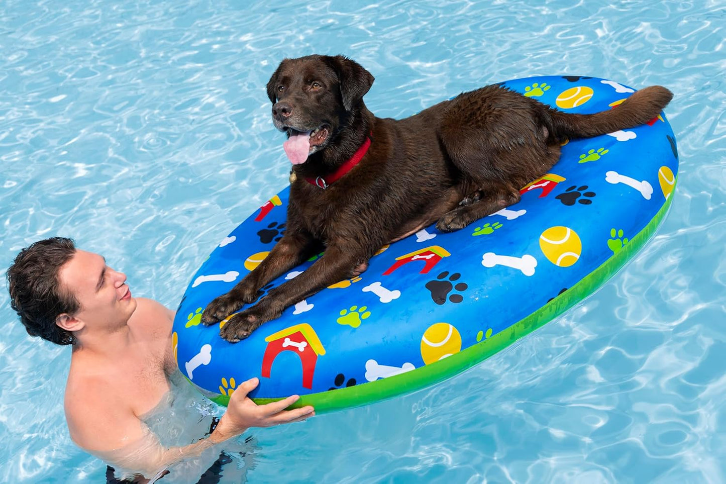 Bestway 43849 Materassino da piscina per cani Fetchin' Fun da 142x95 cm