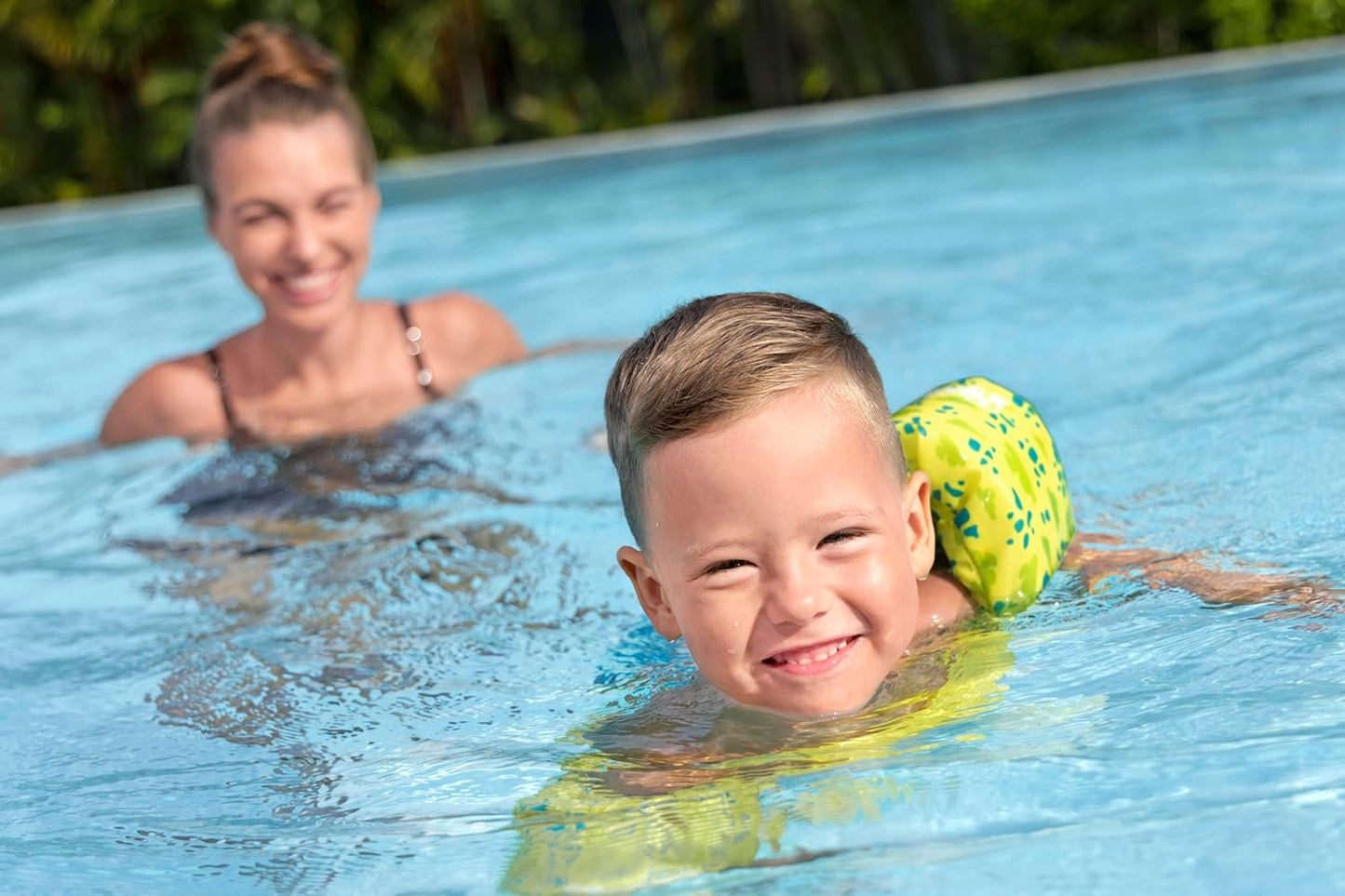Bestway 9012T Giubbino da nuoto per bambini Puddle Jumper con braccioli, verde