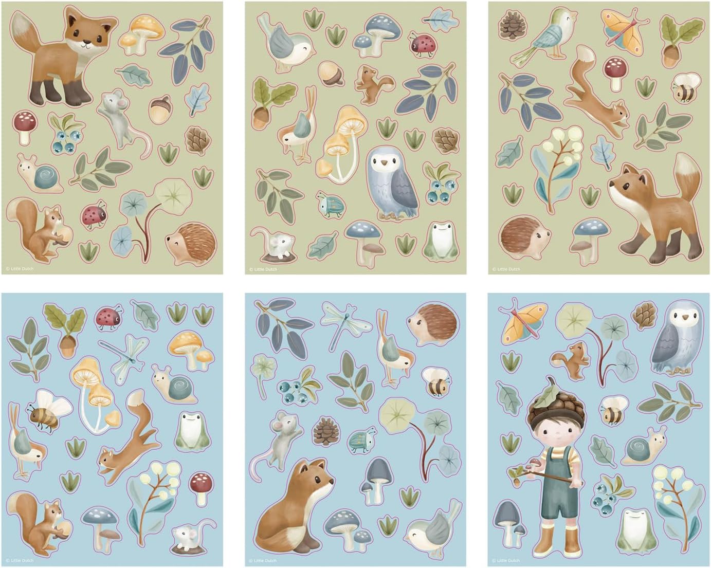 Little Dutch - Little Dutch Stickerset Forest Friends