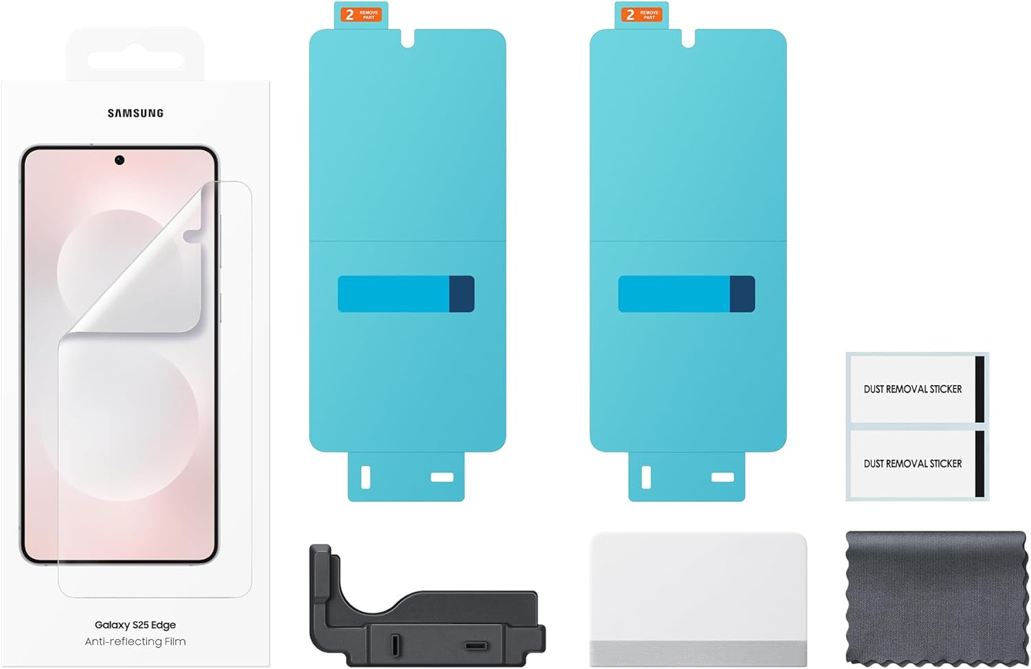 Samsung Galaxy Official Anti-reflecting Film for Galaxy S25 Edge, Transparent