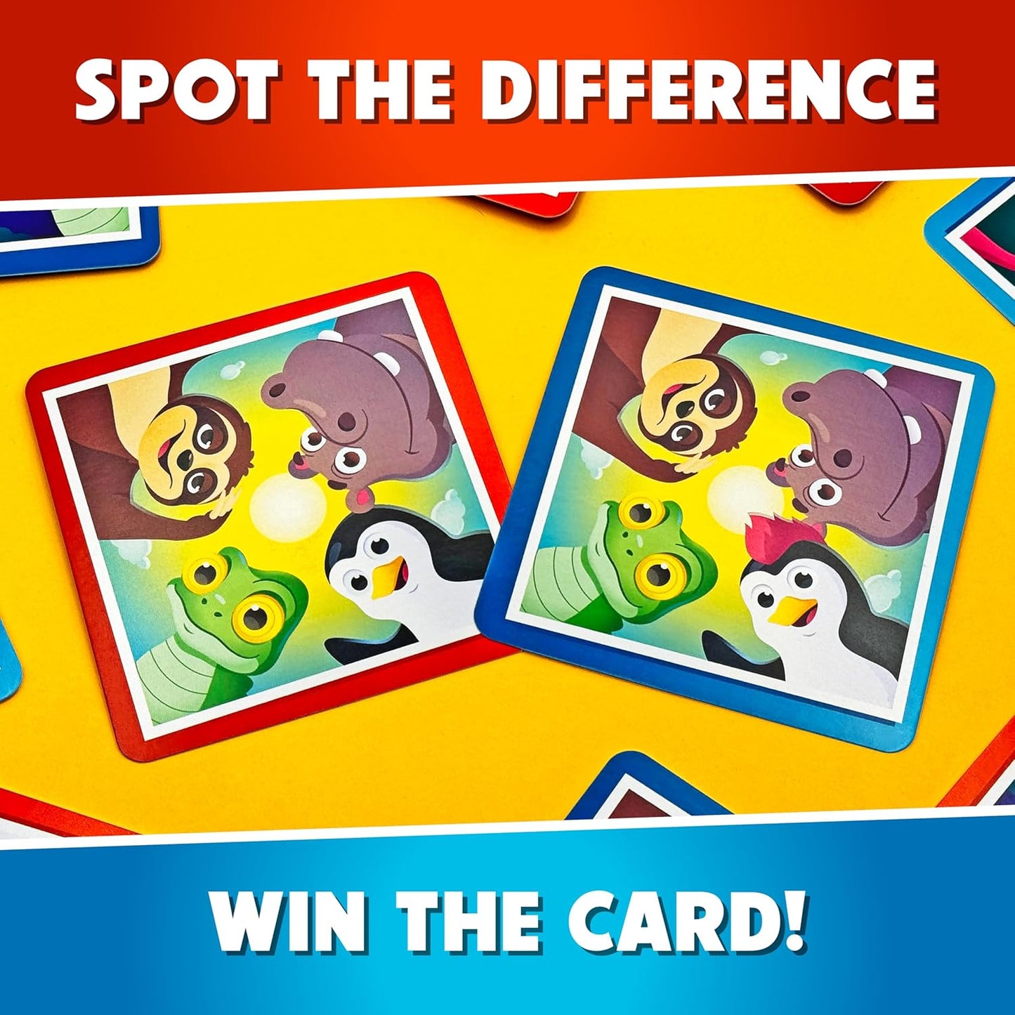 Format Games Snap the Difference Card Game | The Fast & Fun Spot-the-Difference Card Game Suitable for All Ages | Ages 5+ | 2-6 Players | 10 Minute Rounds